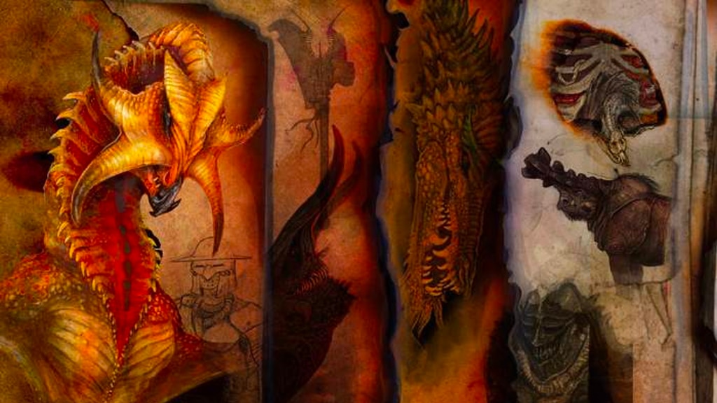 StarTrek1018's tweet card. A fully illustrated artbook exploring dragons, beasts, & the cultures adapted to live among them.