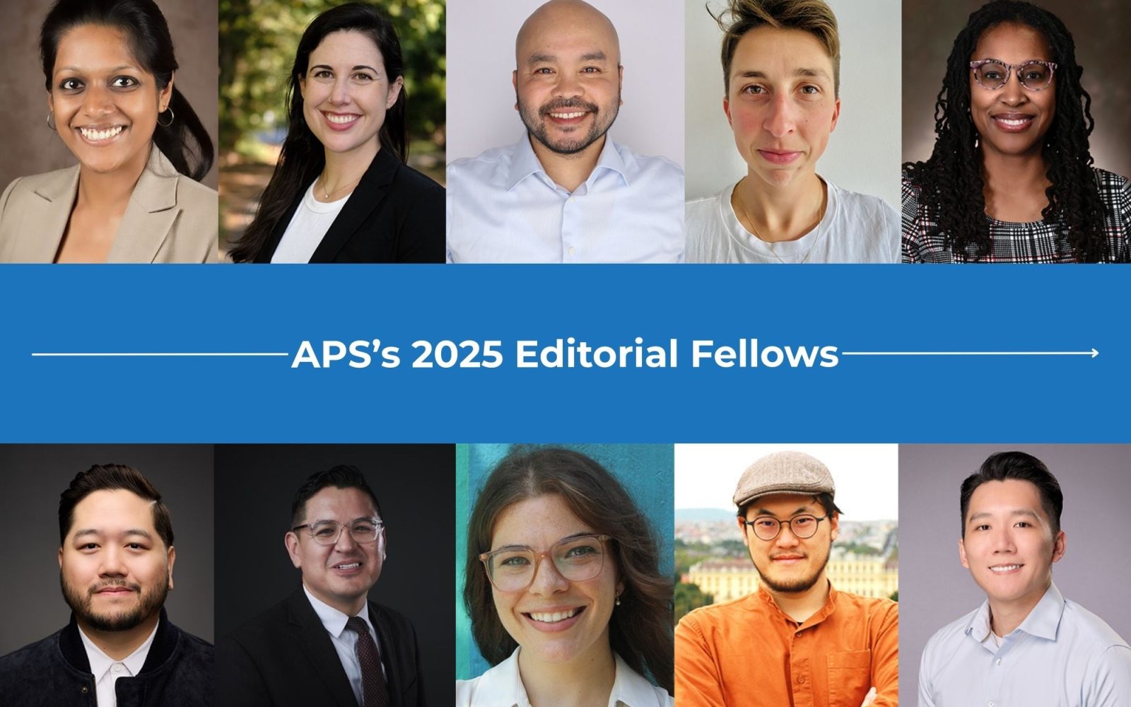 PsychScience's tweet card. APS welcomes 10 researchers from across the globe to the second cohort of APS Editorial Fellows.