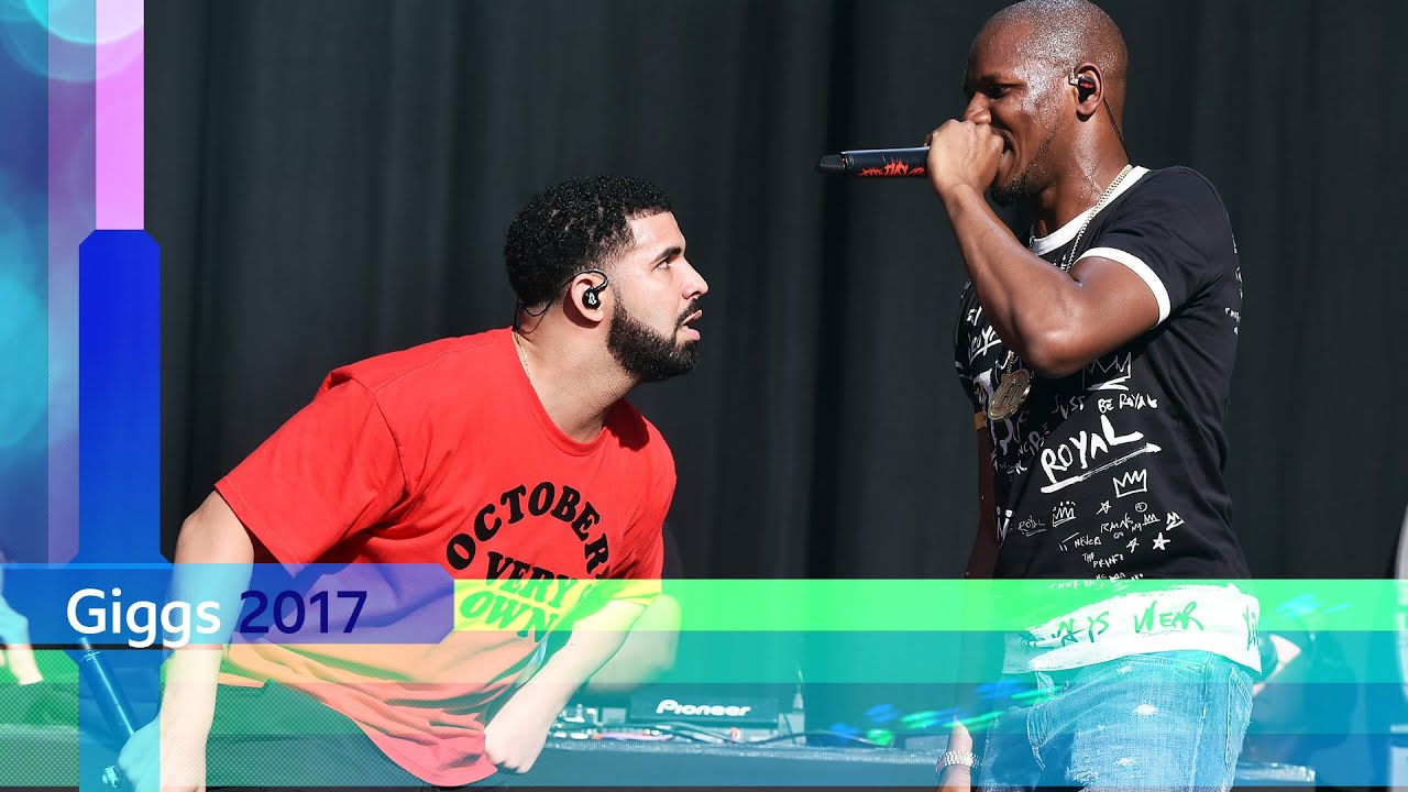manlikebaldwin's tweet card. Giggs - KMT feat. Drake (Reading and Leeds 2017)