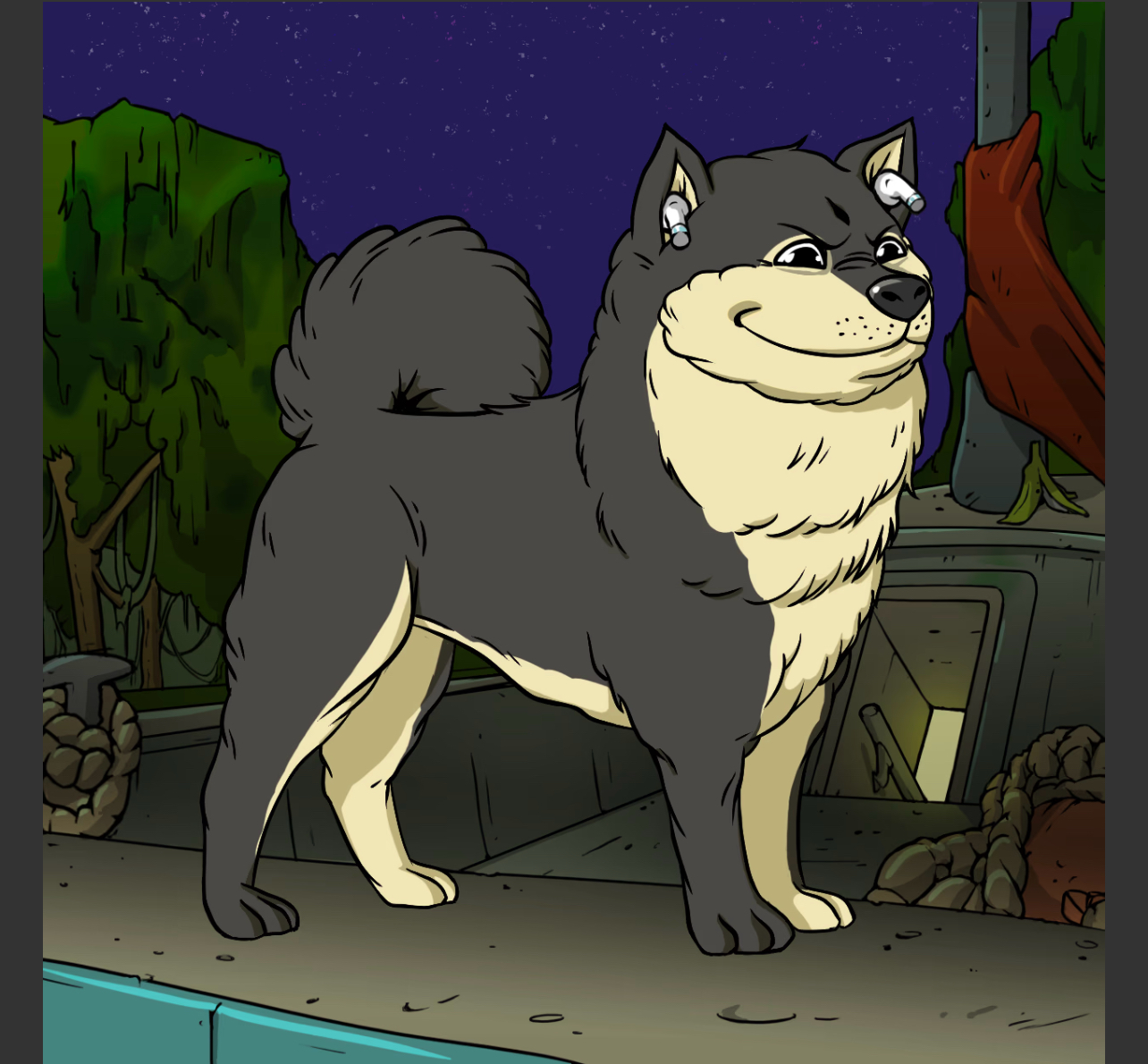 cryptorapid's tweet card. For dog lovers Entertainment purposes only (unless community decides otherwise)