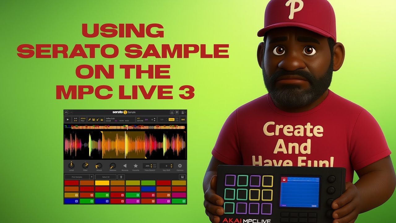 darealdibiase's tweet card. I Made A Beat Using Serato Sample On The MPC Live 3 Via USB-C!!🔥