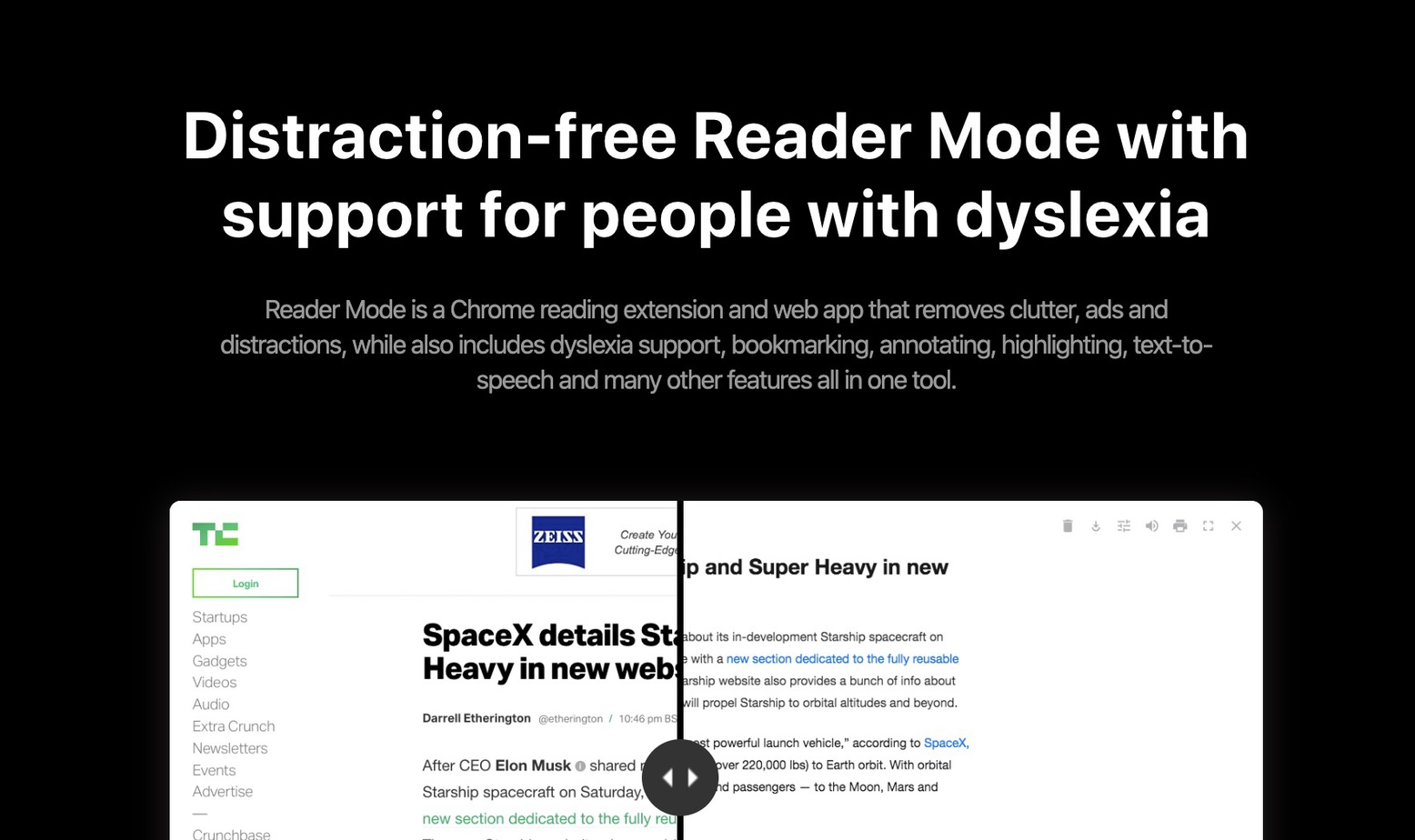 NicoleChedotal's tweet card. Readermode est une formidable extension pour Chrome qui va vous permettre d'adapter et de personnaliser la lecture à l'écran de n'importe quel article Web.