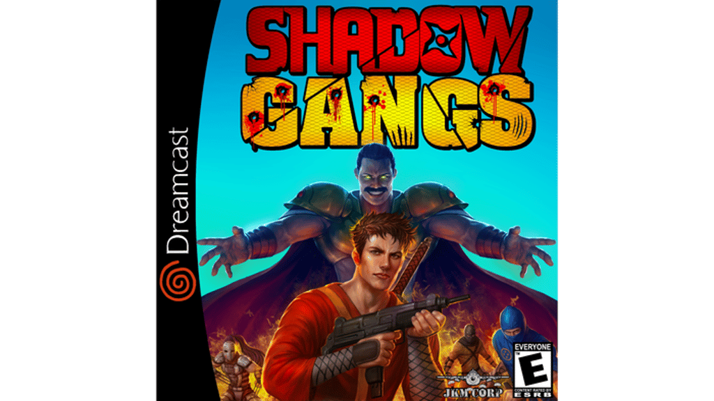 simulantengine's tweet card. Dreamcast port of Shadow Gangs