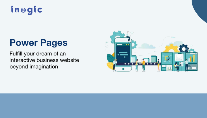 inogic's tweet card. Create interactive websites beyond imagination Swiftly build secure, low-code business websites delivering details & services Power Pages The robust Power Pages   Microsoft Power Pages is a powerful...