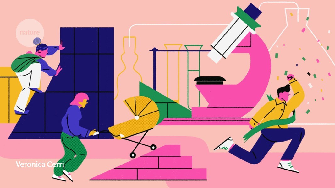 DrTarikaBarrett's tweet card. Nature - Starting a family at a key career stage comes at a cost to birthing parents — and many end up leaving the profession as a result.