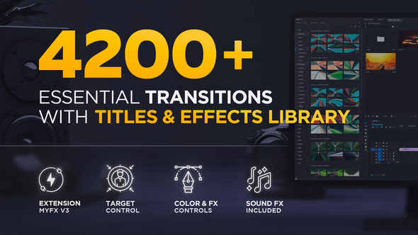 oceandevs1's tweet card. Transitions for Premiere Pro