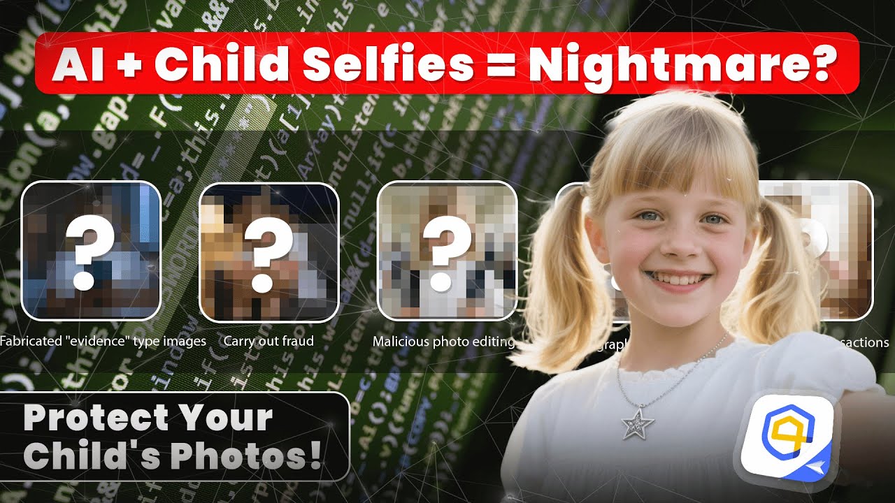 AirDroidTeam's tweet card. AI and Your Child’s Selfies: The Scary Reality & How to Stay Safe