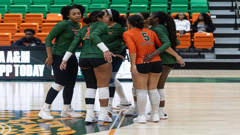 FAMU_VB's tweet card. Florida A&M Rolls Past Bethune-Cookman 3-1 on Senior Night