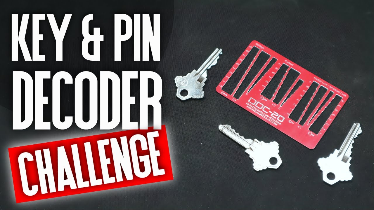 redteamtools's tweet card. 035 How to use a locksport decoder card