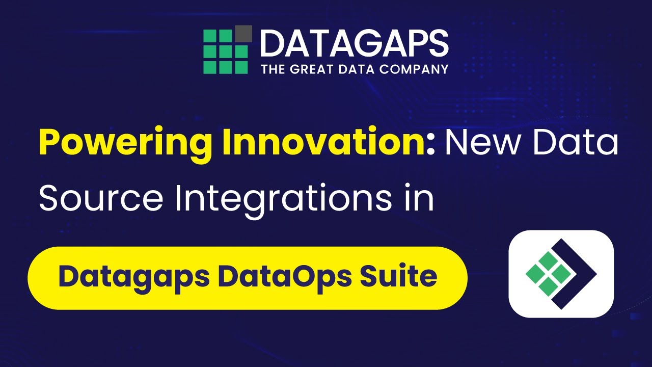 DatagapsTeam's tweet card. Powering Innovation: New Data Source Integrations in Datagaps DataOps...