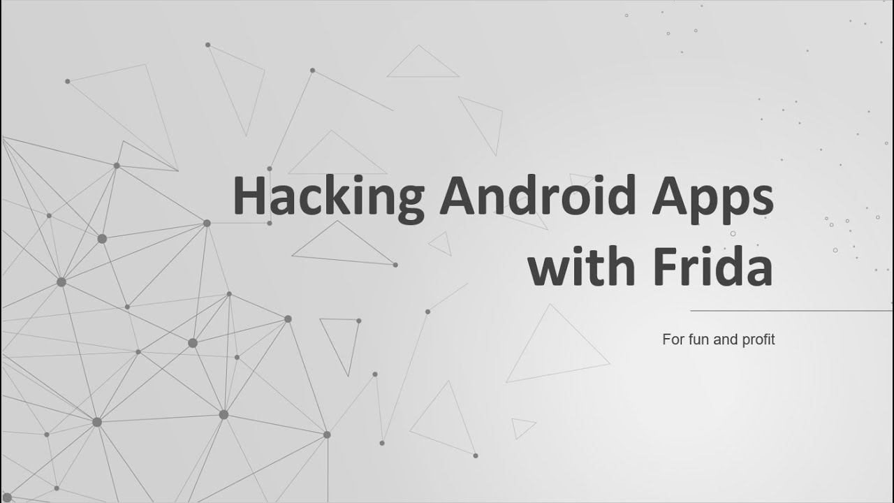 Sambal0x's tweet card. Hacking Android Apps with Frida