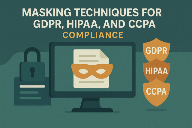 arnamalhotra1's tweet card. 💬 0  🔁 0  ❤️ 0 · Masking Techniques for GDPR, HIPAA, and CCPA Compliance · In today’s data-driven landscape, organizations process vast volumes of sensitive information daily. From financial instit…