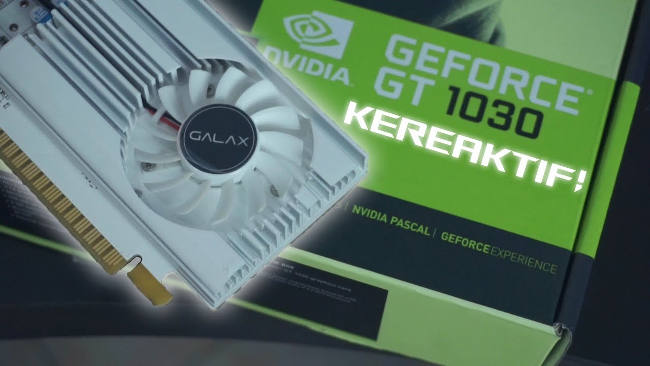 tipsandroidcocc's tweet card. VGA Card Paling PAS Buat Para KERE-Aktif?! (GALAX GT 1030 EXOC) -...