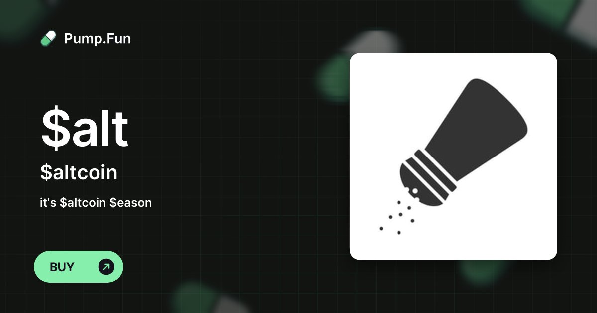 glowdotwtf's tweet card. it's $altcoin $eason