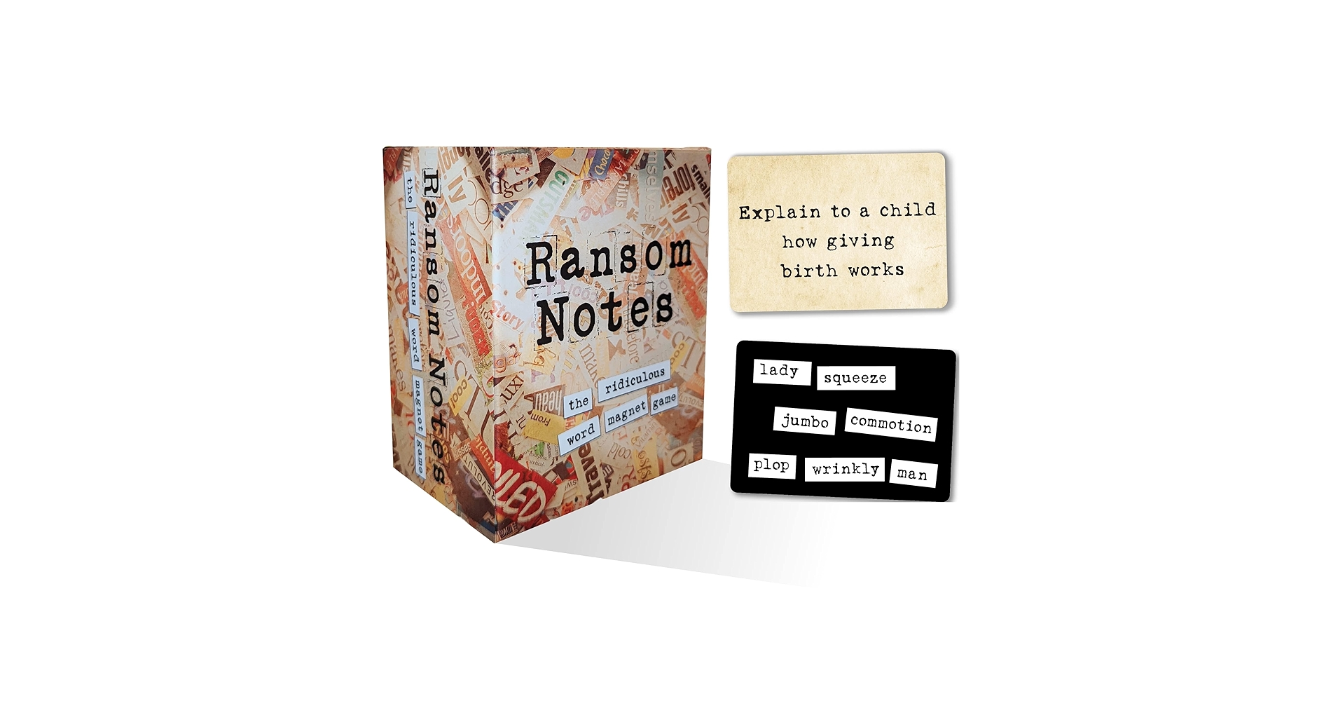 shadowconn's tweet card. The endlessly replayable, creative party game for making hilariously terrible sentences.