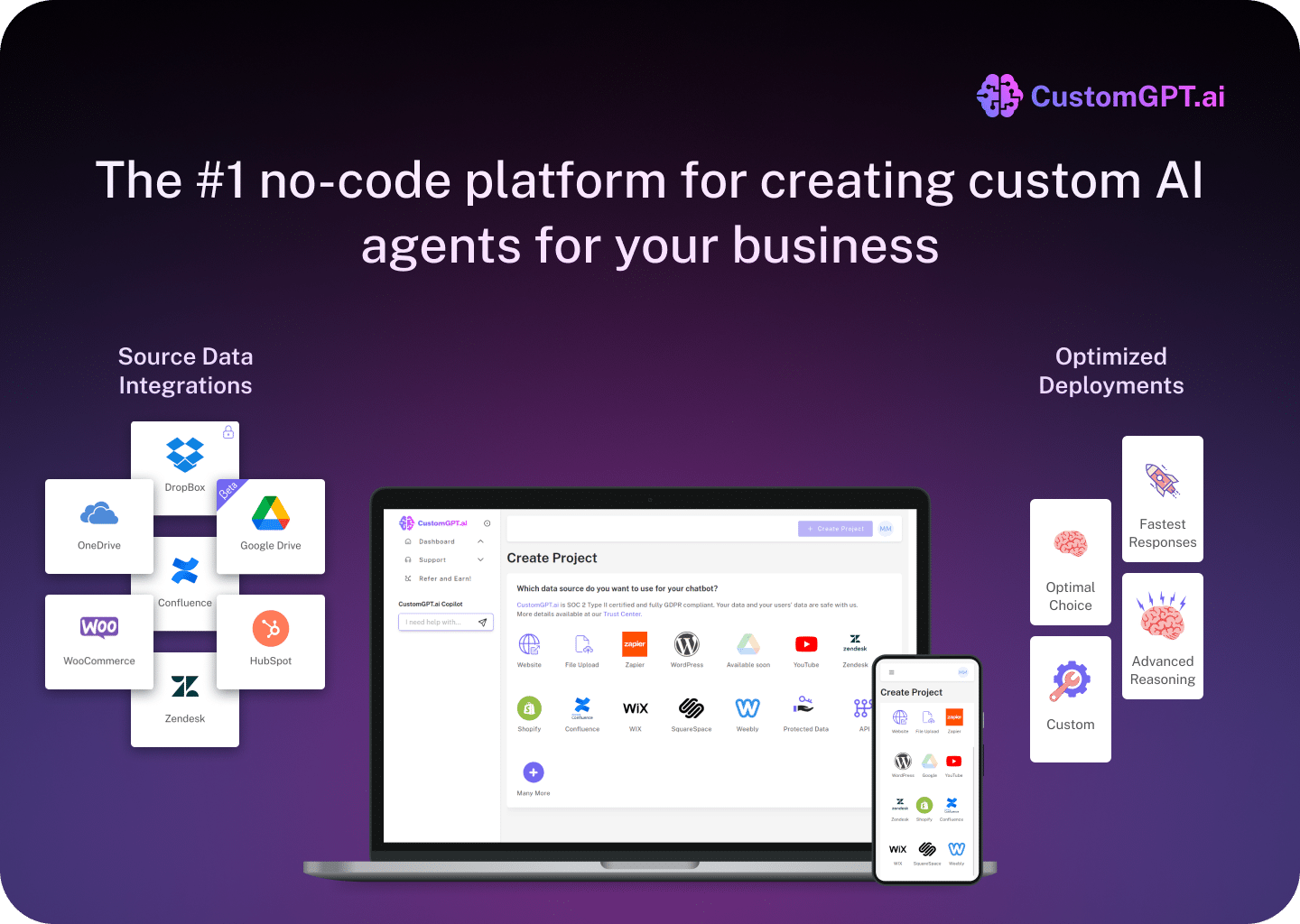 CoeusDigitech's tweet card. CustomGPT.ai empowers businesses with custom GPTs—AI agents built from your content. Deliver exceptional customer experiences and maximize employee efficiency.