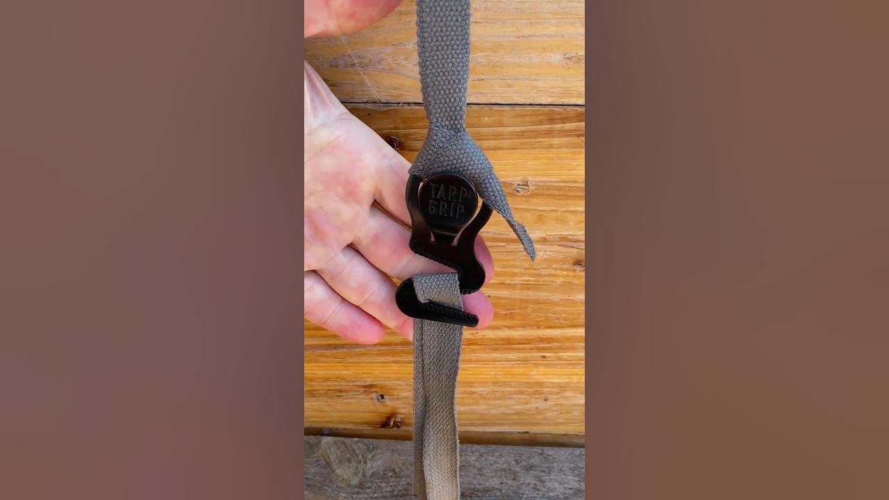 Triangle_Tree's tweet card. Tarp Grip Fasteners #outdoorskills #camping #outdoorgearreview #tarp...