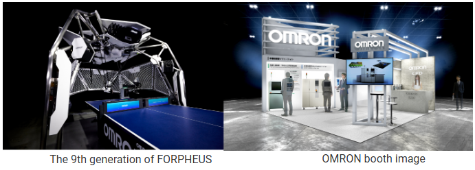 electronics_med's tweet card. OMRON introduces the 9th generation of its FORPHEUS table tennis robot, powered by generative AI, at SEMICON JAPAN 2024. The exhibit will also feature advanced automatic inspection solutions for...