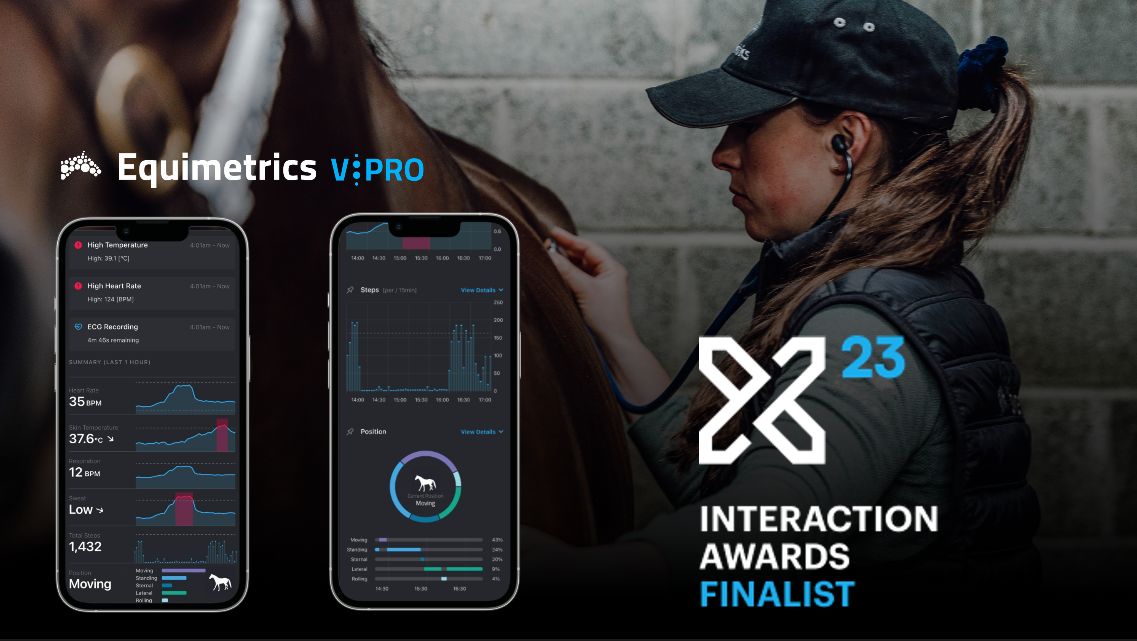frontend_frank's tweet card. This is a great health monitoring tool for equine vets and horse owners - honoured to be nominated!