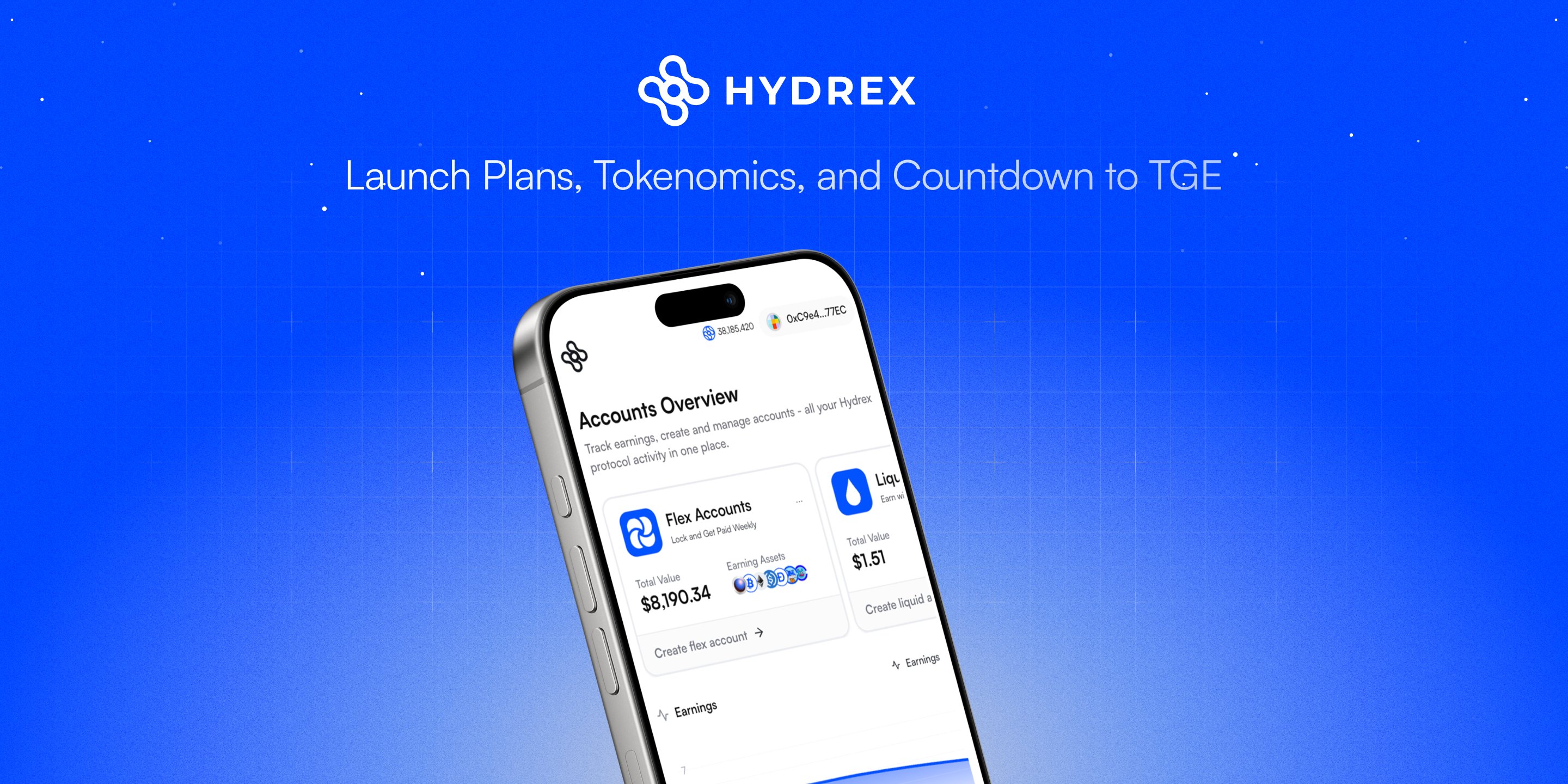 HydrexFi's tweet card. The Hydrex protocol will launch soon, paving the way for frictionless DeFi and liquidity sourcing across the Base ecosystem.