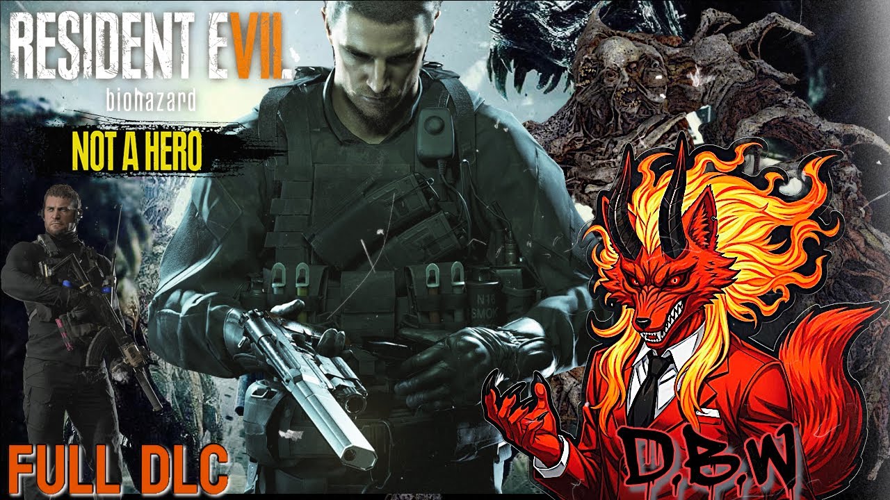 Demonbloodwolf9's tweet card. Resident Evil 7|BIOHAZARD: Not A Hero DLC