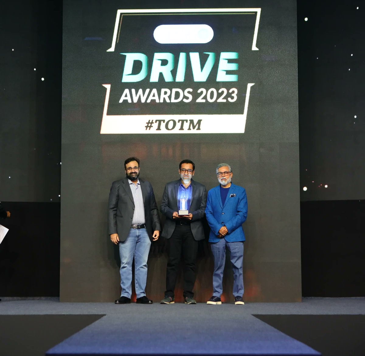 KunalKhattar's tweet card. Acko Drive: Honouring A Legend By Awarding A Rising Star