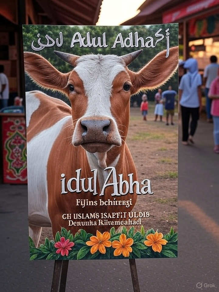 DCEC's tweet card. こんにちは、インドネシア在住スタッフの池田です。6月6日に、インドネシアではIdul Adha（犠牲祭）というイスラム教のイベントがありました。私は義理の家族がイスラム教徒なので、私もこのイベントに参加しました。この行事は、預言者イブラハムが神に忠誠を誓って息子を犠牲にしようとした話に基づいているそうです。イスラム教徒はこの日に向けて、牛や山羊を家族単位で購入します。当日の朝早く、皆がモスク...