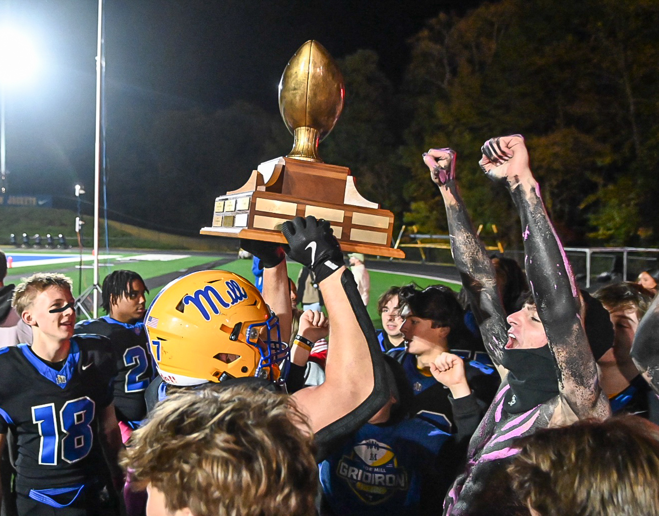 FortPrep's tweet card. A decade of gridiron dominance by the Nation Ford Falcons ended on a one-yard touchdown run by Fort Mill’s Broden Mitcheson. Mitcheson led the Jackets to a 42-35 win over Nation Ford on Halloween for...