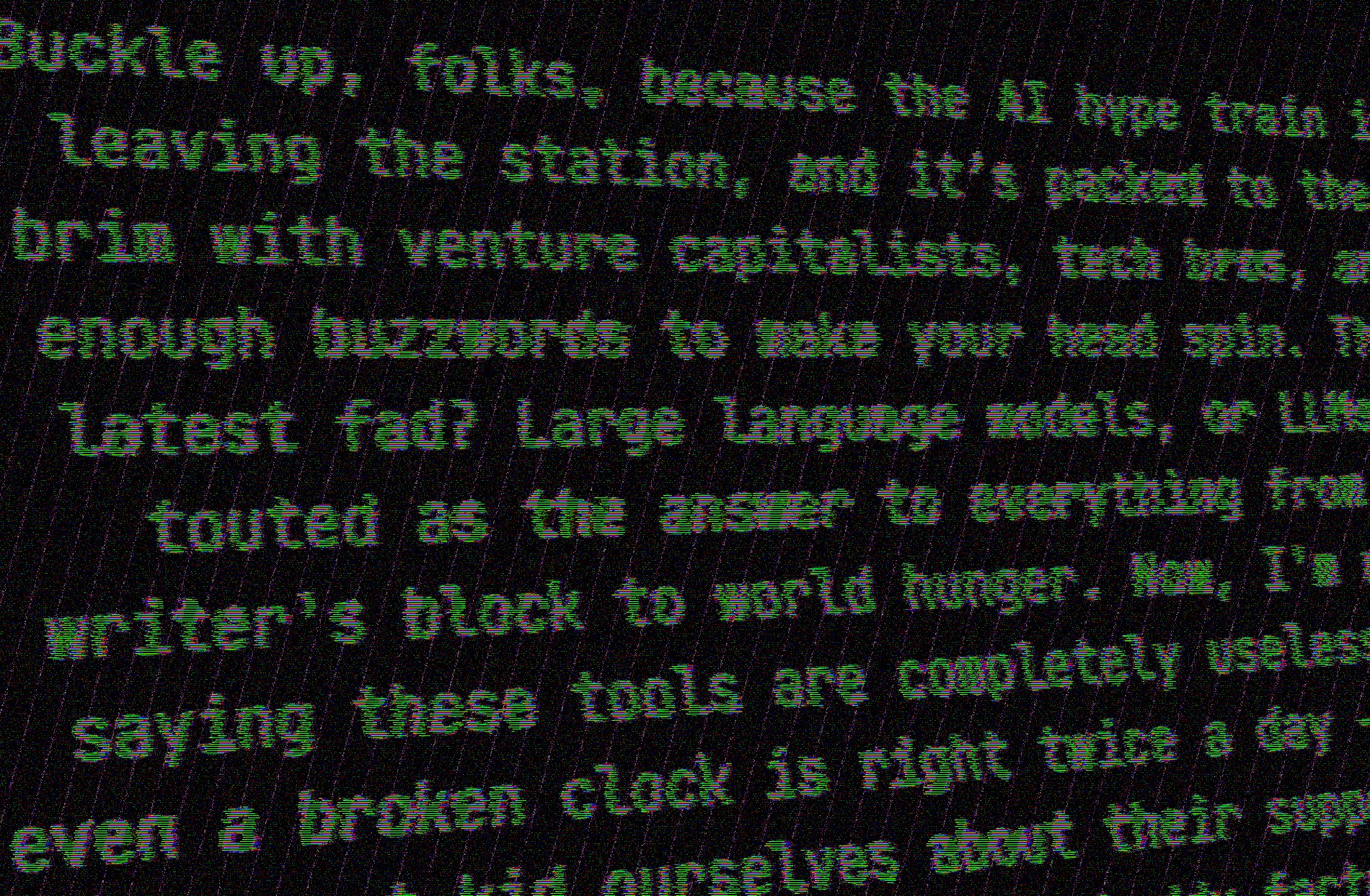 bcmerchant's tweet card. AI can be kind of useful, but I'm not sure that a "kind of useful" tool justifies the harm.