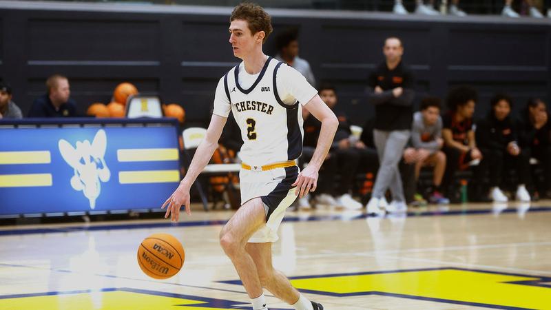 UofRathletics's tweet card. The University of Rochester men's basketball team raced out to a big lead in the first half and cruised to its second straight victory to start the season, winning 94-56 over visiting Buffalo State...