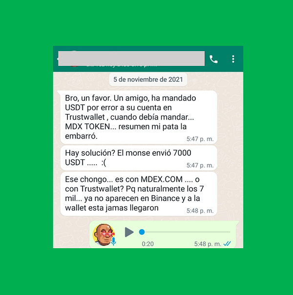 configbug's tweet card. Cuando el tiempo me lo permite, intento ayudar a los amigos y contactos con problemas en sus transacciones en Blockchain, me identifico…