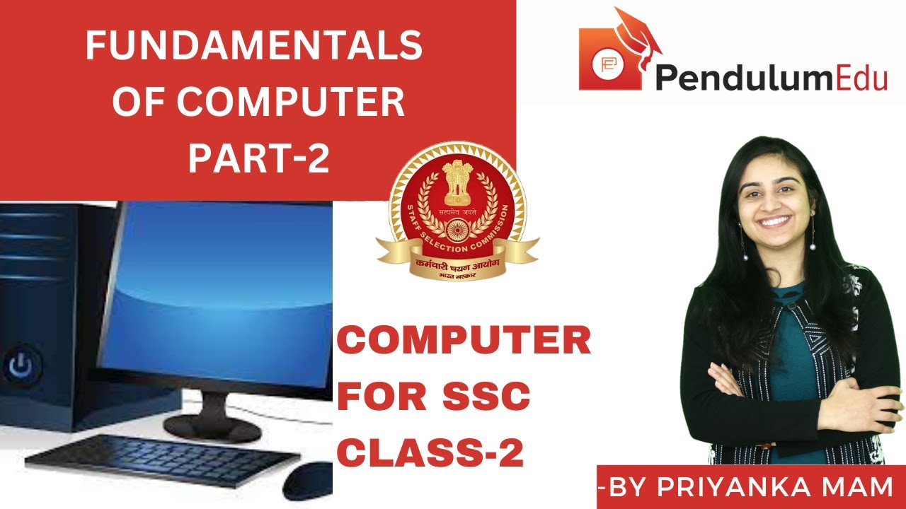 pendulumedu's tweet card. COMPUTER FOR SSC EXAMS | COMPUTER CLASS 2 -FUNDAMENTALS OF COMPUTER -...