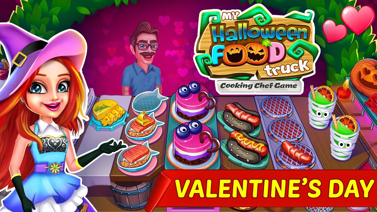 gameicreate's tweet card. Halloween Cooking || Valentine Party Promo Video || Game Trailer 2021
