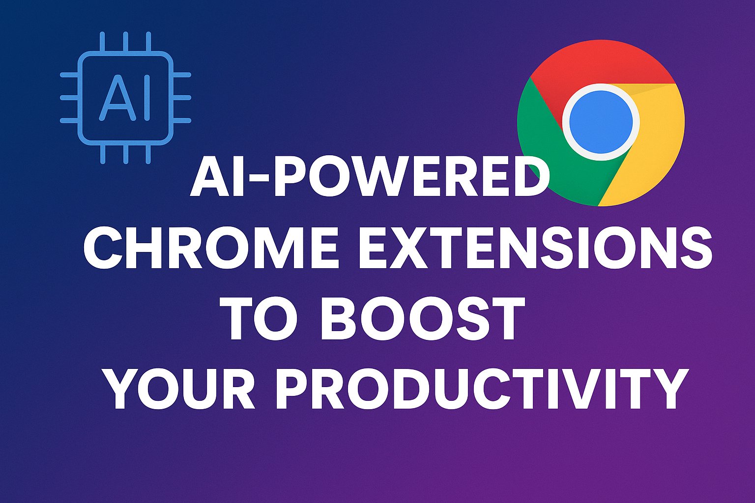 Techpulsedaily2's tweet card. Staying productive in 2025 means working smarter, not harder. Whether you’re a digital marketer, student, content creator, or remote professional, AI-powered Chrome extensions can automate your da…