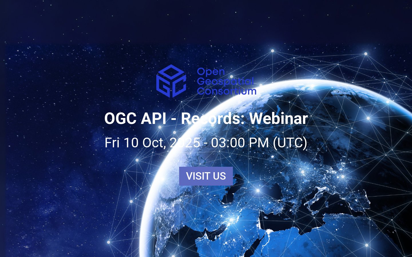 ILAF_OGC's tweet card. This webinar will introduce the OGC API - Records Standard, beginning with the recently published OGC API - Records - Part 1: Core Standard.