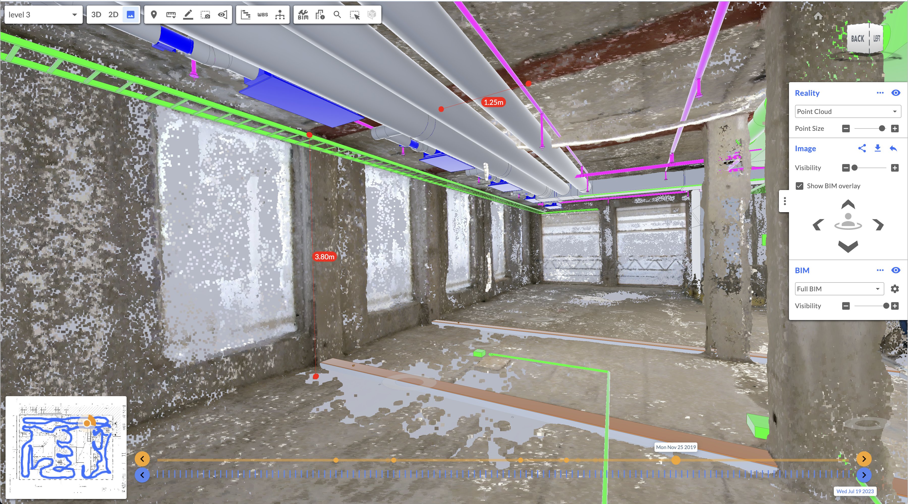 reconstructinc's tweet card. Reality mapping now allows construction stakeholders to measure digital twins generated from 360 capture, no laser scanning or BIM required.
