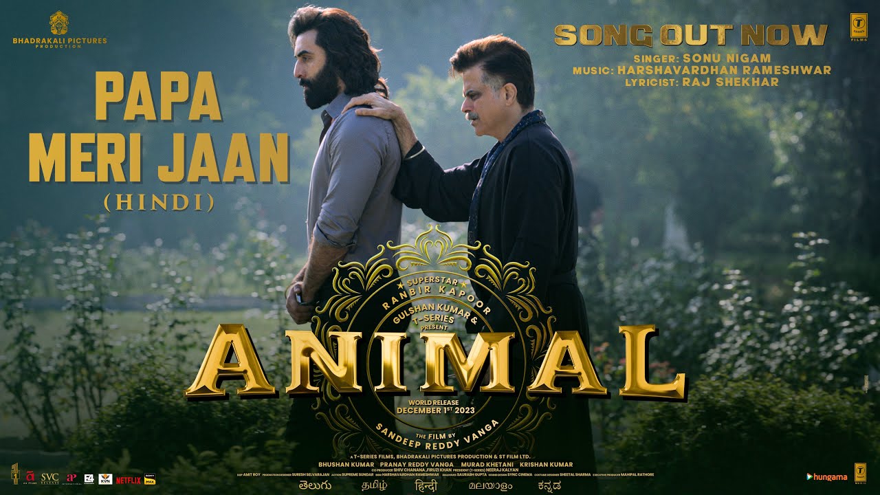 RMS_EEE's tweet card. ANIMAL: PAPA MERI JAAN (Song) | Ranbir Kapoor | Anil K,Rashmika M |...