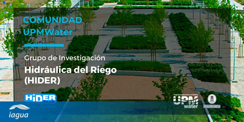 iAgua's tweet card. El grupo HIDER se ubica en la Escuela Técnica Superior de Ingeniería Agronómica, Alimentaria y de Biosistemas de la Universidad Politécnica de Madrid UP...