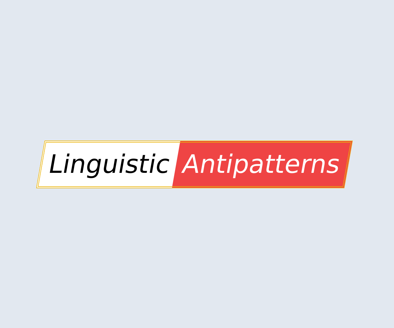 vadimlearning's tweet card. This is a website to teach you to identify and fix linguistic antipatterns in your code