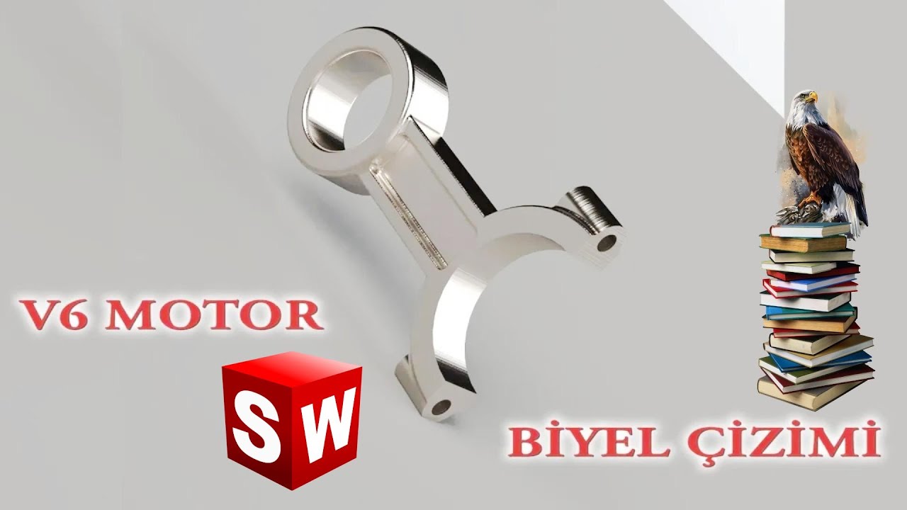 iquintilisxci's tweet card. Soldiworks - V6 Motor / Biyel Çizimi