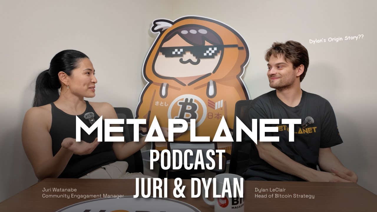 juriwatanabe_'s tweet card. Metaplanet Podcast EP04 – ディラン・ルクレール「ビットコインとの出会いとメタプラネット」 | Dylan...