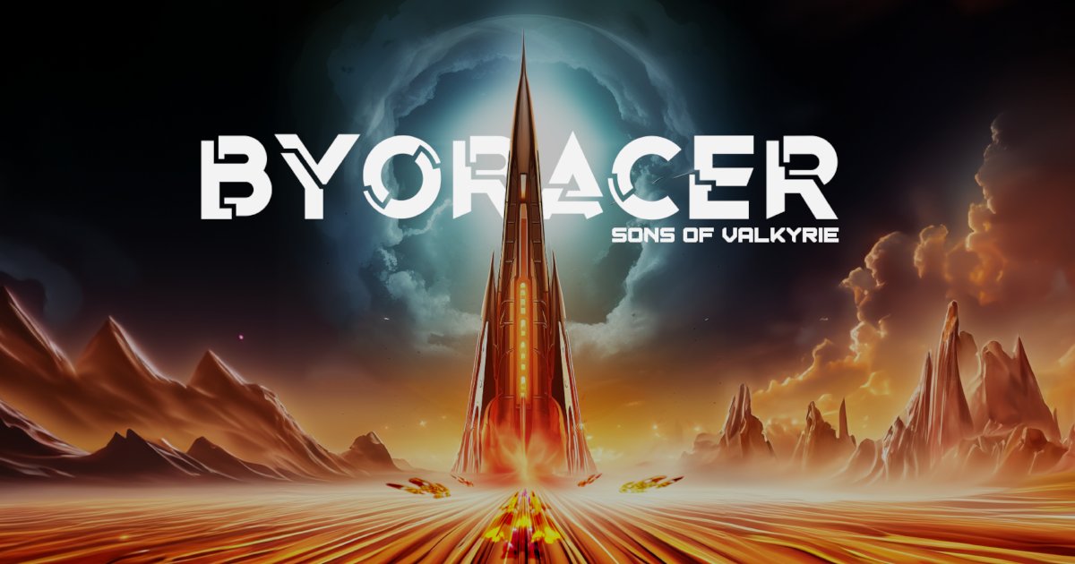 BYOPills's tweet card. A 3D Anti Gravity mobile racer set in the post apocalyptic world of BYOVERSE.