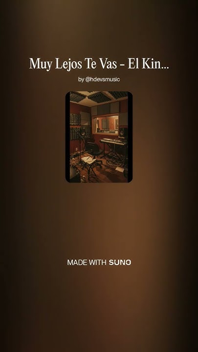 TheHernanB's tweet card. MUY LEJOS TE VAS | EL KINTO | PIANO SOLO COVER by Lukas van der Zee