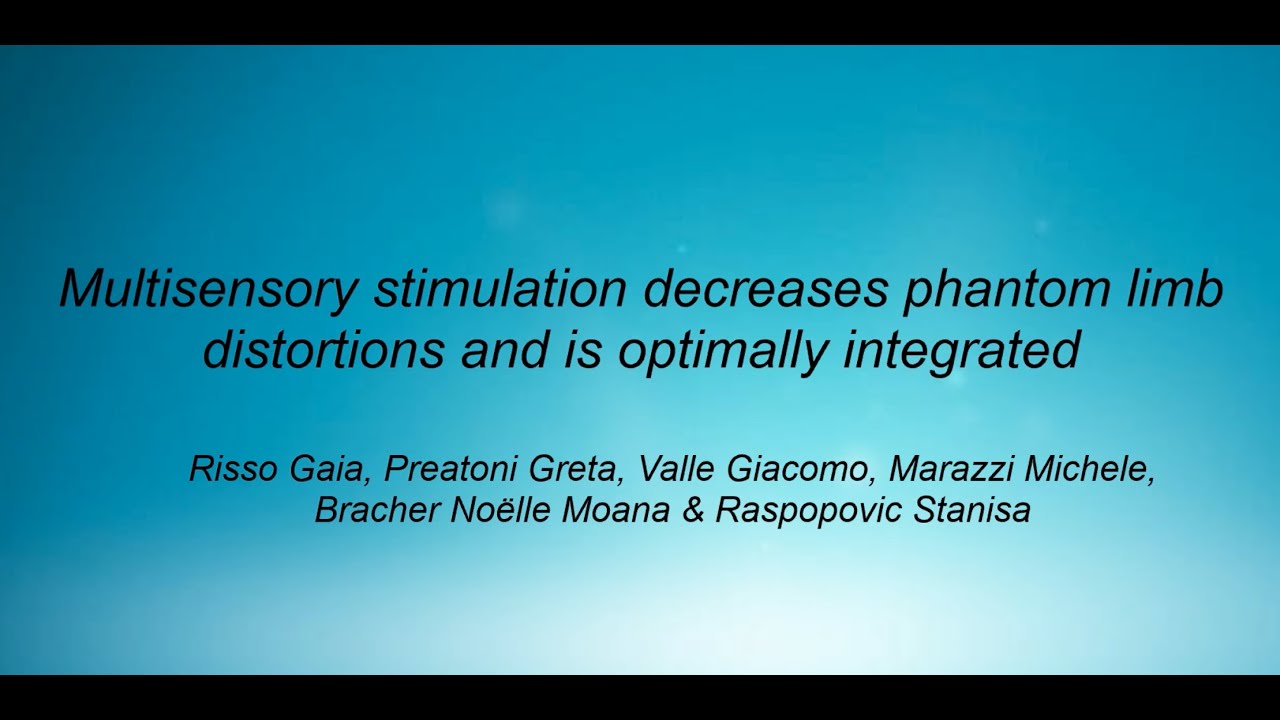 GaiaRisso's tweet card. Multisensory Stimulation Decreases Phantom Limb Distortions and is...