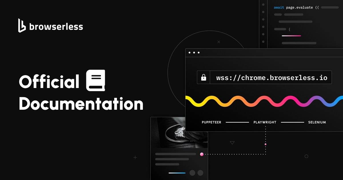 browserless's tweet card. BrowserQL (BQL) is a revolutionary GraphQL-based browser automation API that redefines how web automation is done. Built for the modern web and powered by Browserless's cloud-based infrastructure for...