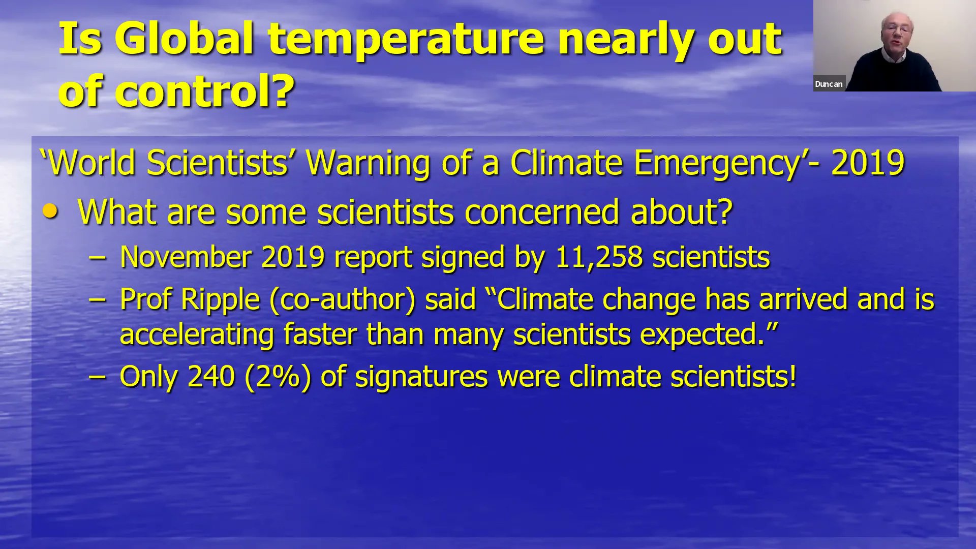 delphradio's tweet card. World in Crisis - Climate - Jan 2021