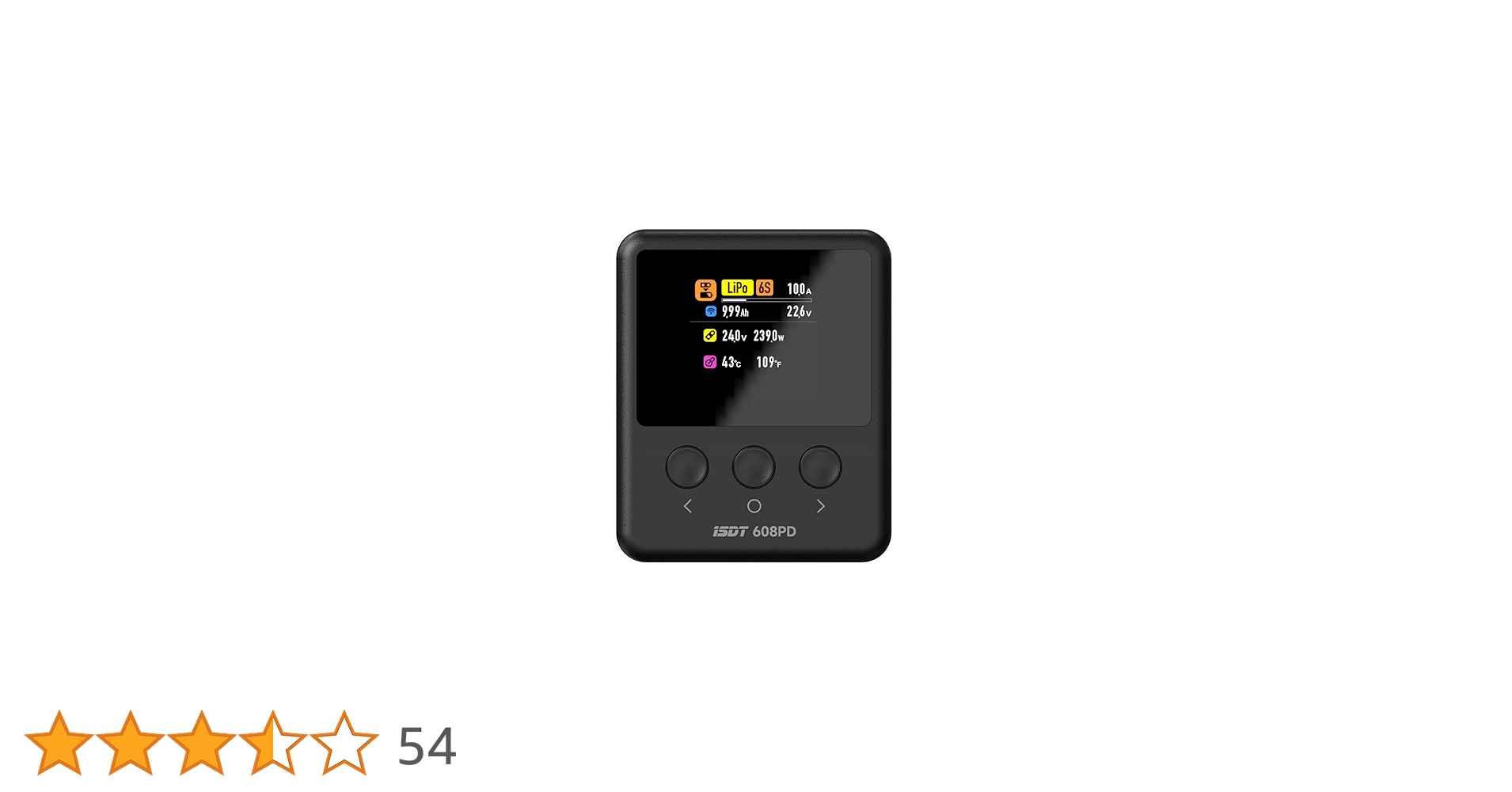 sudapyon's tweet card. ISDT 608PD リポバッテリー充電器 DC 6S/240W/10A USB C 100W/5A スマート充電器 RC バッテリー バランス充電放電用 Life/Lilon/LiPo/LiHV...