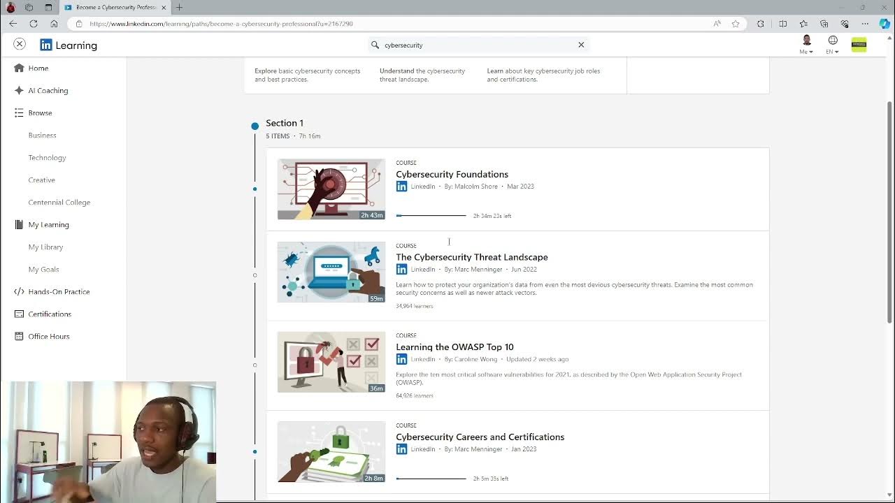 itsacybersumtin's tweet card. Become a Cybersecurity Professional Part 1
