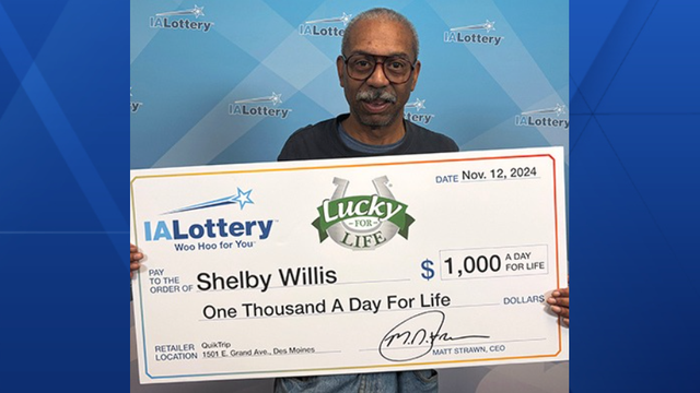 983TheVibe's tweet card. A Des Moines man has claimed the top prize in a major lottery contest.