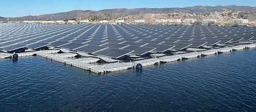 E_E_Leader's tweet card. Floatovoltaics: Watts Up on the Water - Ameresco